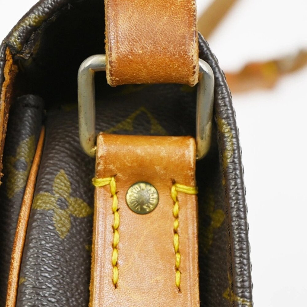 LOUIS VUITTON Cartouchiere MM Shoulder Bag Monogram Leather Brown M51253 36KB922 - Picture 9 of 15